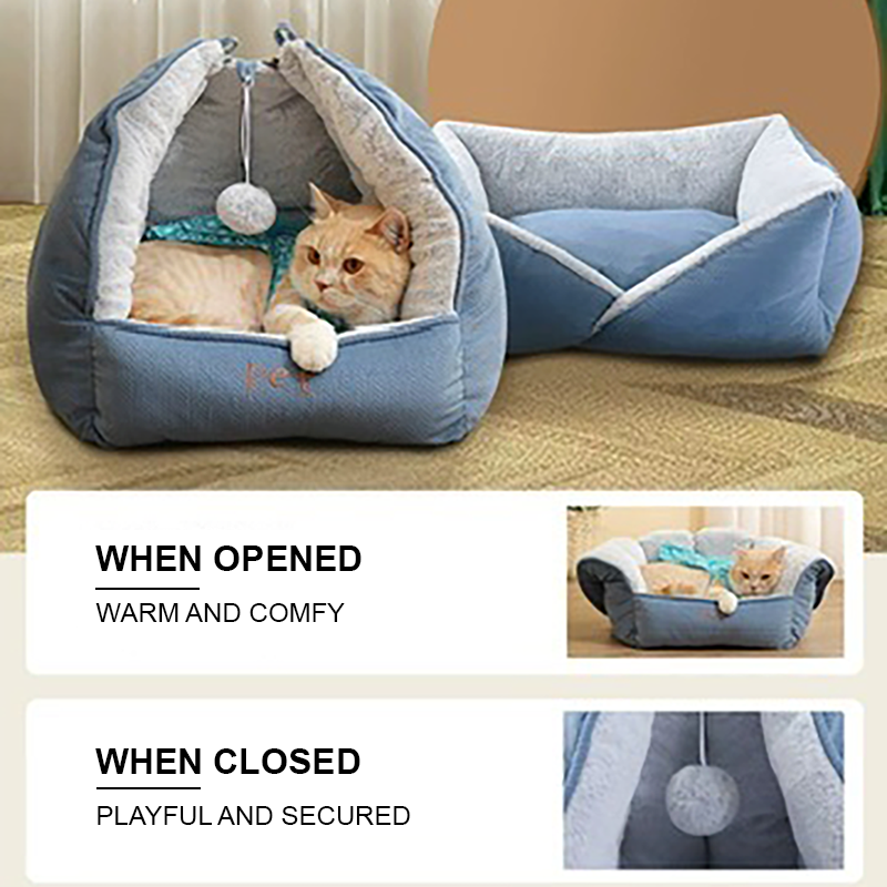 Cat Bed - Convertible and playful