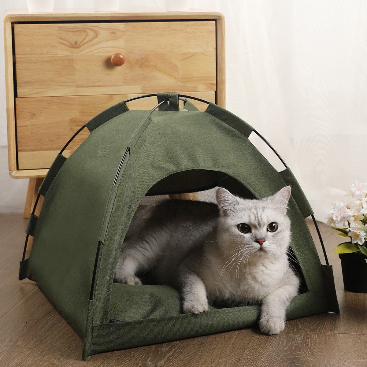 Cat Tent with Pillow - Camping