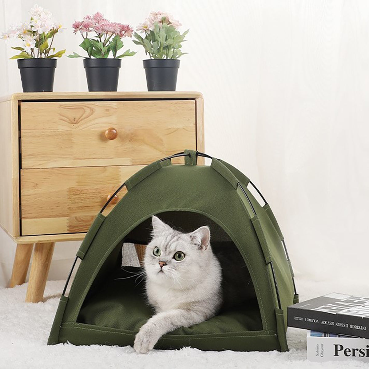 Cat Tent with Pillow - Camping